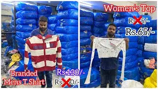 Bangalore Wholesale Western Tops Shrug Mens T shirt & Winter Surplus | Courier Avl #branded #sale