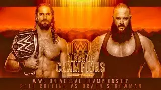 WWE Clash Of Champions 2019 Seth Rollins vs Braun Strowman Match Gameplay