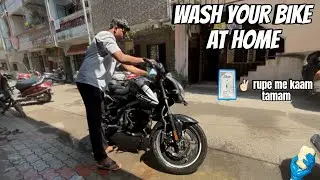 How to Clean your bike at your home  | 2025 | #ns125 | #dailyvlog #4k #ns125 #bike #cleaning#service
