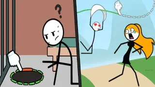 DRAW PUZZLE 2 vs DRAW FLY - Stickman Satisfying Double Mobile Gameplay Androd ios
