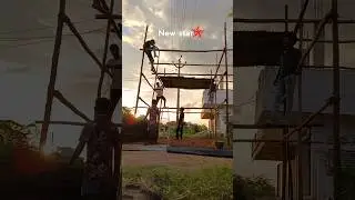Ganesh mandapam making #ganeshchaturthi #ganesha #mandapam #youtubeshorts