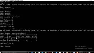 Lesson 4:how use the drop or delete a table in mysql through command prompt