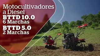 Tratoritos XS a diesel (Motocultivador BTTD 10.0 e BTTD 5.0)