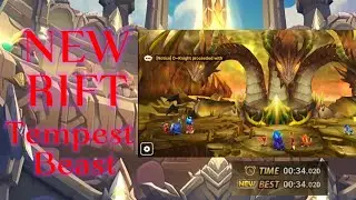 [ SUMMONERS WAR ] - NEW RIFT R5 Showcase Auto Solo ( Tempest Beast )