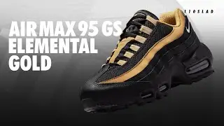 Nike Air Max 95 GS Black & Elemental Gold CJ3906-016 (Detailed Look)