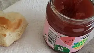 Tasting NEW Watermelon Fruit Spread🍉🍞🤔
