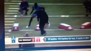 Tahir Whitehead Combine Workout