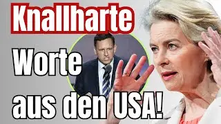 US entrepreneur Peter Thiel says what Von der Leyen doesn't want to believe!