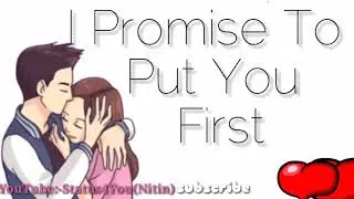 I promise whatsapp status