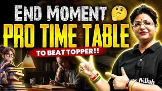 Best STUDY STRATEGY For Any Exam! 🔥 | Beat the Topper With This TIME TABLE 💪🏻