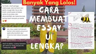 CONTOH Essay PPKB UI Spill Lengkap! (QnA pertanyaan tiktok)