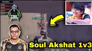 SouL Highlights Today | SouLAkshat 1v3 Against Team Roxx | SouL TodFod | #SouL #S8UL