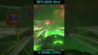 BFG-9000 1st Shot in Gameplay - in SloMo |Doom Eternal