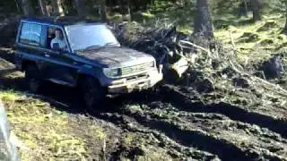 Leinster4x4, Garfieldus on the way down