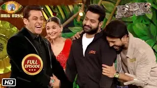 RRR Promotion in Bigg Boss 15 FULL VIDEO Salman Khan, NTR and Ram Charan with S S Rajamouli