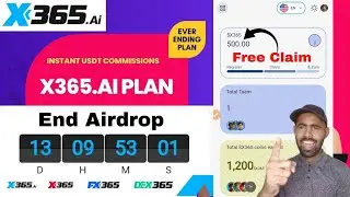 x365 FREE Airdrop Claim | Instant Claim $500 x365 Tokens | No Investment plan | mobile se earning k.