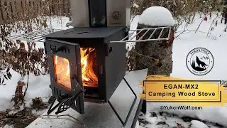 Yukon Wolf EGAN-MX2 Camping Wood Stove Winter 2025