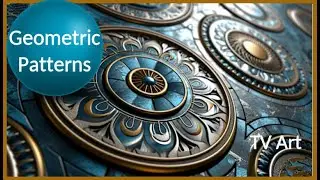 TV Art Geometric Abstract Fractals | Art TV Screensaver | Abstract Smart TV Art |