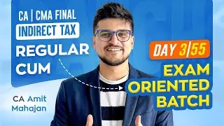 Final IDT - Day 3 Supply | Regular cum Exam Oriented Batch | CA Amit Mahajan