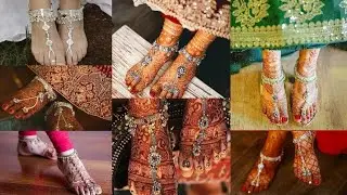 Latest Dulhan Payal Designs, Chandi ki payal, Bridal Anklets Designs.