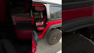 Katzkin 2023 Jeep Wrangler Sport Willy's Leather Seats #jeepwillys
