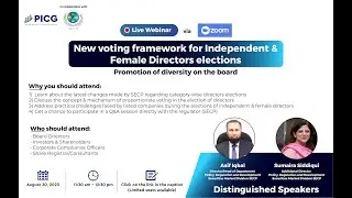 Webinar - New voting framework for Independent & Female Directors elections
