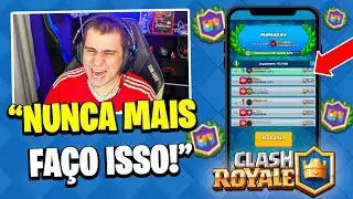 PASSOU RAIVA! PULGA FAZ TORNEIO CONTRA INSCRITOS NO CLASH ROYALE