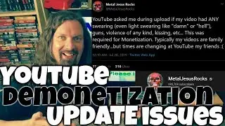 metal jesus rocks youtube demonetization issues update