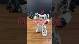 Metroplex with mini Optimus Prime Blokees Transformers Galaxy Version 08 One Shall Fall