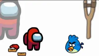 Mini Crewmate Kills 3 Angry Birds Characters | Among Us Video indir