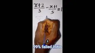 SECRETS TO FRACTIONAL ALGEBRAIC EQUATIONS IN SECONDS. #algebra #maths