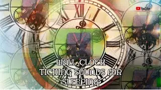 The sound of a wall clock ticking accompanied by the sound of slow rain for insomnia and sleeping