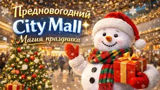 Когда Ташкент становится волшебным ✨ Новый год в City Mall #4k 