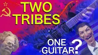 How many instruments on one guitar? - Two Tribes (Frankie Goes To Hollywood) Cover
