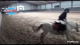 Sandra bokt tijdens wedstrijd.😱😱 Holzik stables. lindsey's paardenwereld.