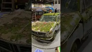 Barn Find BMW 2002ti Covered In Moss! #automobile #retroclassiccar #bmw #barnfind