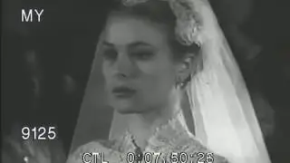 1956 Monaco Royal Wedding: Prince Rainier of Monaco and Grace Kelly