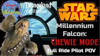 CHEWIE MODE Millennium Falcon Smuggler's Run - Stationary Cabin Disneyland California #starwars