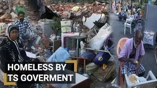 Hundreds Homeless after demolished houses by GHMC