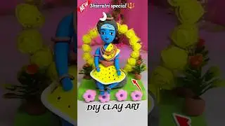 Mahadev Murti Making From Clay 🙏 | Satisfying Art 😲 | #shorts #trending #clayart