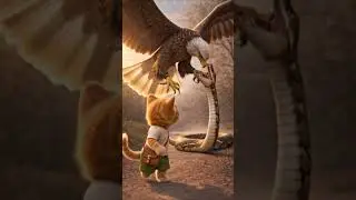 Toby the Cat Saves a Baby Eagle 🐱🦅❤️ (So Emotional!)