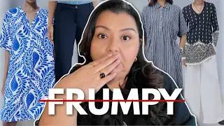 If you think your look is frumpy, it probably is.  Do this to fix it.