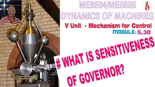 What is Sensitiveness of Governor? -DOM5.30 Dynamics of Machines in Tamil