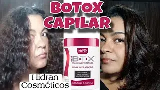 BOTOX CAPILAR HIDRAN COSM&Eacute;TICOS #brilhointenso #reducaodevolume #salaoemcasa #diy