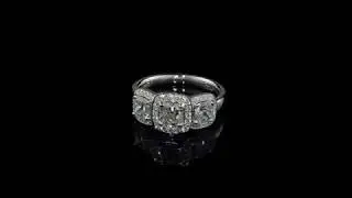 Maple Leaf Diamond Ring