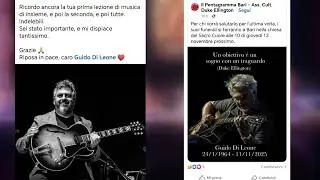 Il mondo del jazz piange Guido Di Leone: tantissimi i messaggi di cordoglio per il 'maestro gentile'