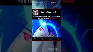 Sasuke shows the Chidori to Sarada for the 1st time 😱