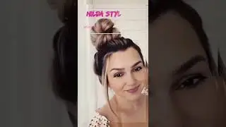 HILDA STYLE top knot#shorts #shortvideo