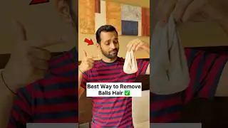 Best Way to remove BALLS HAIR ✅#ballshair #manscaping #ashortaday #shortsindia