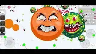 Agar.io Mobile Gameplay from November 18, 2025, with intensive Smileys